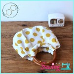 RING - CIRCLE SHAPE-METAL-75MM(BRONZE)